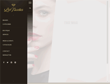 Tablet Screenshot of lesfacettes.com